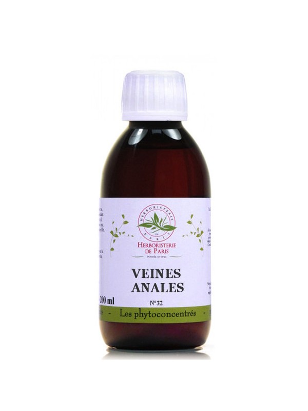 Phyto-concentré Veines A 200 ml Herboristerie de Paris marronnier d'inde cyprès millefeuille