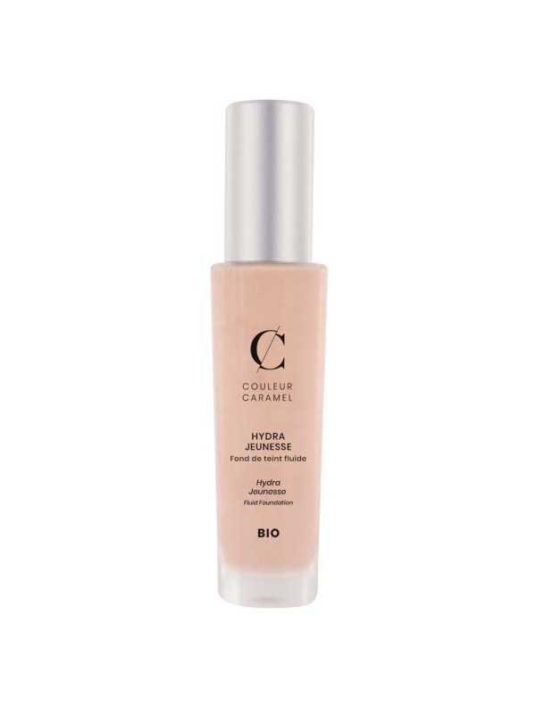 Fond de teint fluide Hydra Jeunesse No 21 -  Porcelaine 30 ml Couleur Caramel Herboristerie de Paris