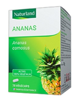 Ananas tige 75 Végécaps Naturland enzyme bromélase Herboristerie de paris