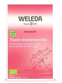 Tisane allaitement bio Fruits rouges 20 sachets Weleda fenouil carvi Herboristerie de paris