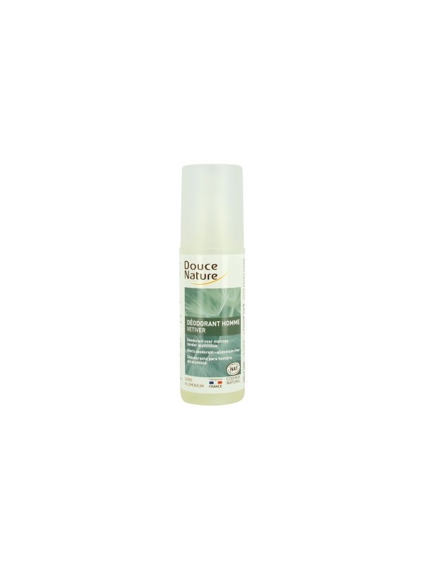 Spray Déodorant Homme au Vétiver Bio 125ml Douce Nature