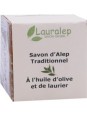 Savon d'Alep Traditionnel 200g Lauralep baies de laurier olive Herboristerie de paris