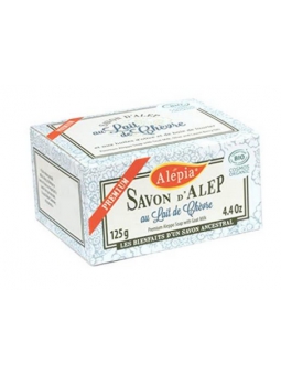 Savon d'Alep premium au lait de chèvre bio 125g Alepia laurier olive lait de chèvre Herboristerie de paris