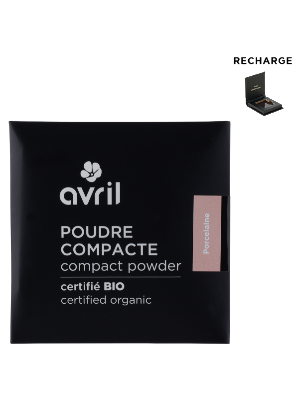 Poudre compacte Porcelaine 11g Avril herboristerie de paris maquillage bio