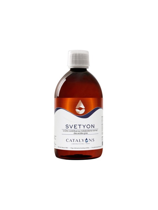 Svetyon 500 ml Catalyons chrome zinc potassium Herboristerie de paris