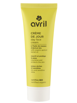 Crème de jour peau sèche et sensible Huile de Noyau d'Abricot 50ml Avril