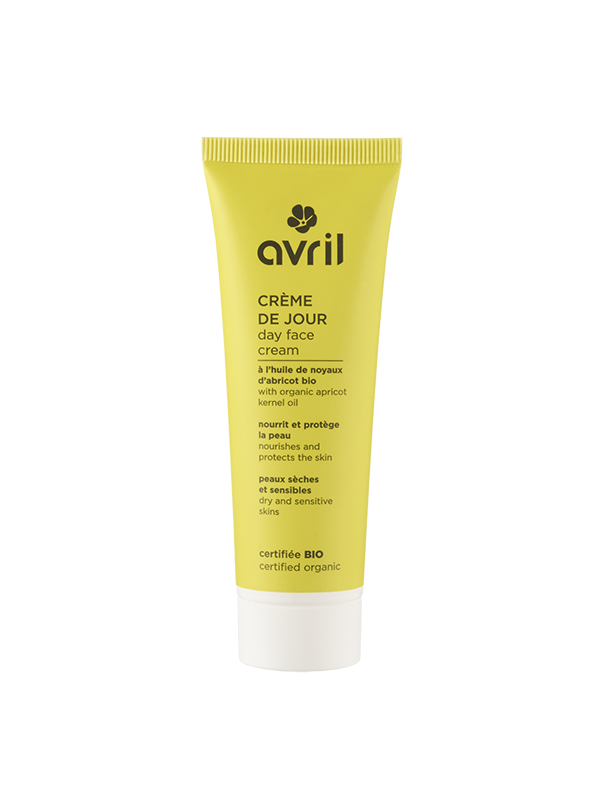 Crème de jour peau sèche et sensible Huile de Noyau d'Abricot 50ml Avril