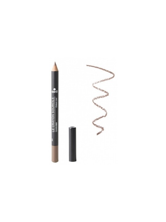 Crayon Sourcils châtain clair 1g Avril cosmétique soulignement du regard Herboristerie de paris