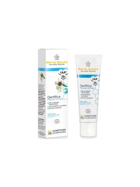 Dentifrice Anti Tartre Miel de Manuka IAA15 75ml Comptoirs Et Compagnies