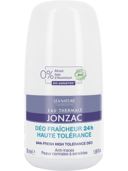 Déo fraicheur 24H Haute Tolérance 50ml Eau Thermale de Jonzac deodorant fraicheur Herboristerie de paris