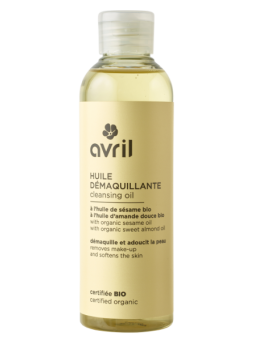Huile Démaquillante Bio Sésame et Amande Douce 200 ml Avril