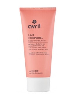 Lait Corporel certifié Bio Karité et Aloe Vera 200ml Avril beurres de karité et de cacao Herboristerie de paris