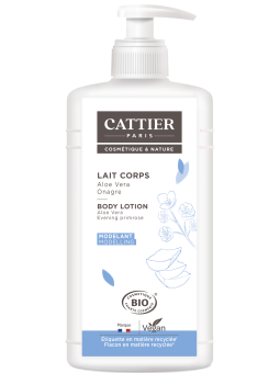 Lait corps hydratant modelant Aloe Vera et Onagre 500ml Cattier