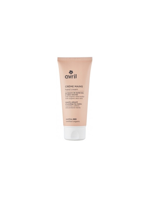 Crème mains au Beurre de Karité bio et aloe vera bio 100ml Avril