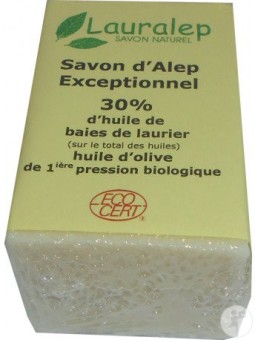Savon d'Alep Exceptionnel 30% huile de Laurier 150g Lauralep