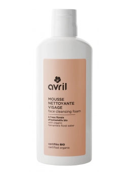 Mousse nettoyante démaquillante visage 150ml Avril hamamelis lilas commun Herboristerie de paris