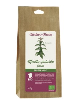 Menthe Poivrée feuilles BIO 40g Herbier De France