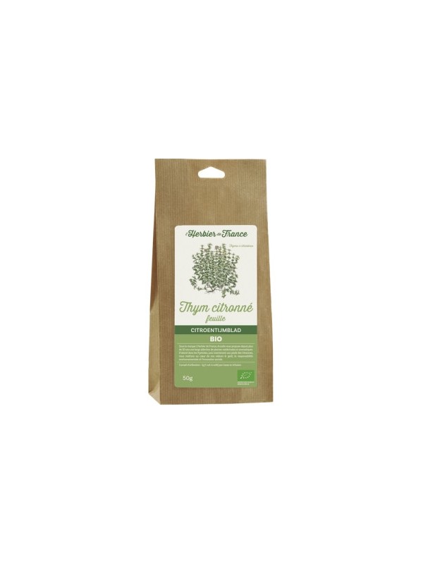 Thym citronné Feuilles BIO 50g Herbier De France
