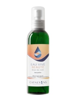 Eau Vive Beauté de la Peau 150 ml Catalyons zinc silicium cuivre Herboristerie de paris