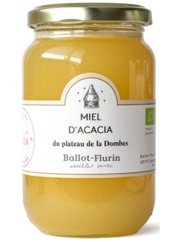 Miel d'Acacia bio 480g Ballot Flurin miel doux, raffiné et délicat Herboristerie de paris