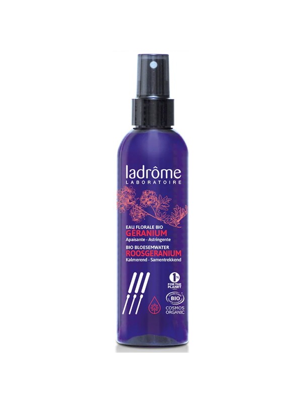 Eau florale de géranium 200ml Ladrome