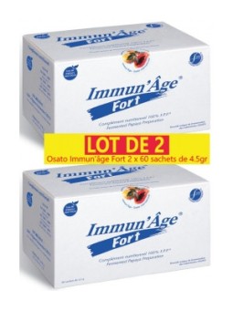 Lot de 2 Immun'âge Fort 2 x 60 sachets de 4.5gr Osato