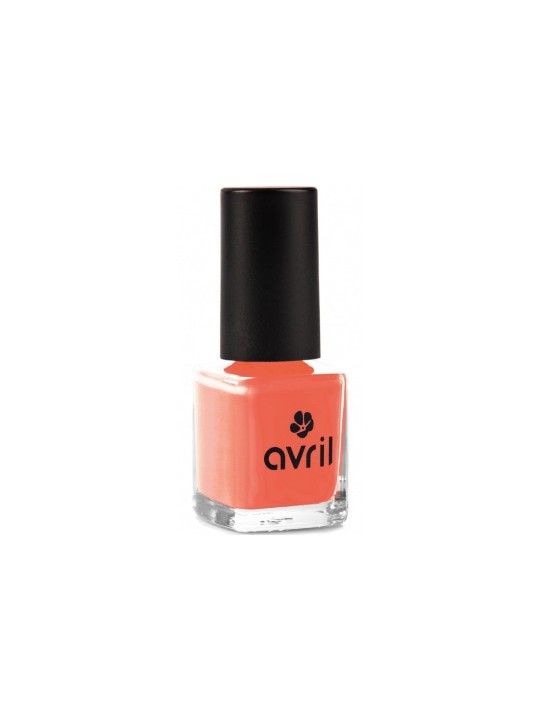 Vernis à ongles Corail 7ml Avril cosmétique teinte fraiche et tendance Herboristerie de paris