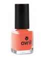 Vernis à ongles Corail 7ml Avril cosmétique teinte fraiche et tendance Herboristerie de paris