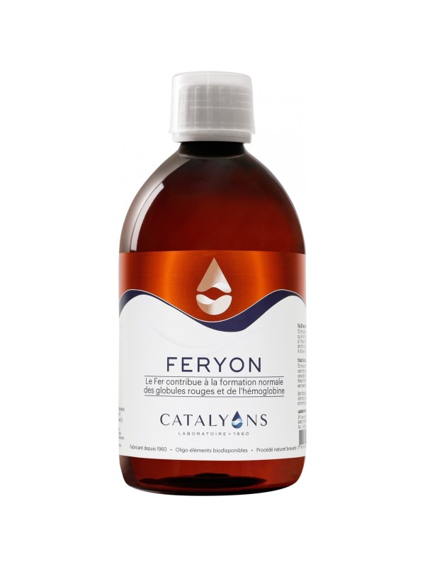 Feryon 500 ml Catalyons molybdène, cuivre et fer contribue à réduire la fatigue