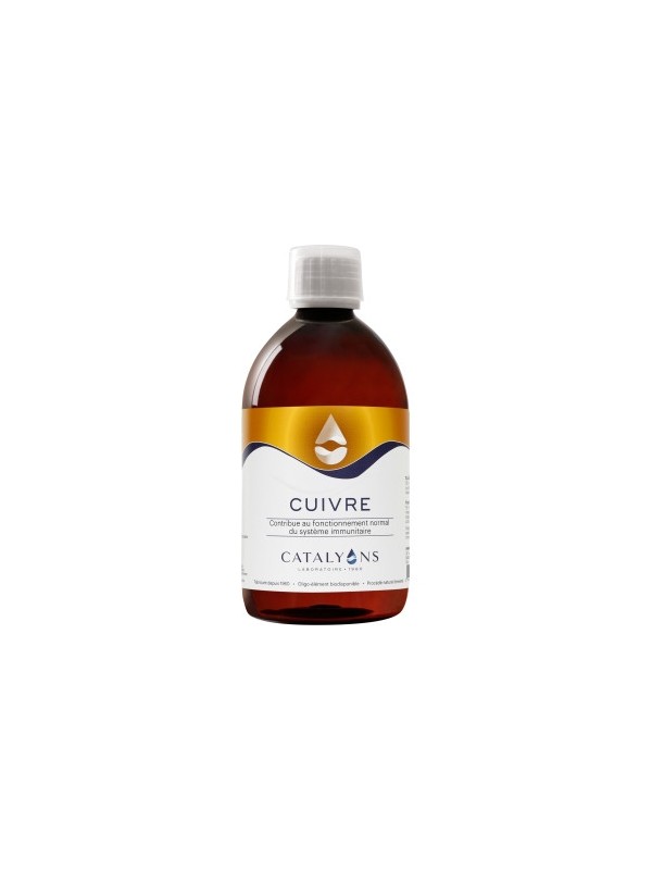 Cuivre ionisé 500 ml Catalyons immunité Herboristerie de paris