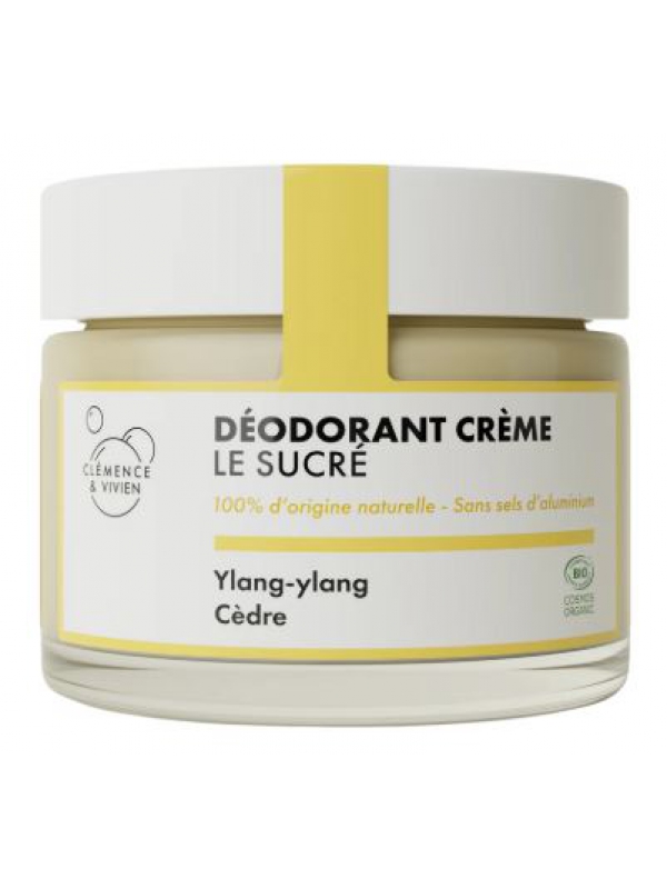 Baume déodorant Le Sucré 50g Clemence & Vivien