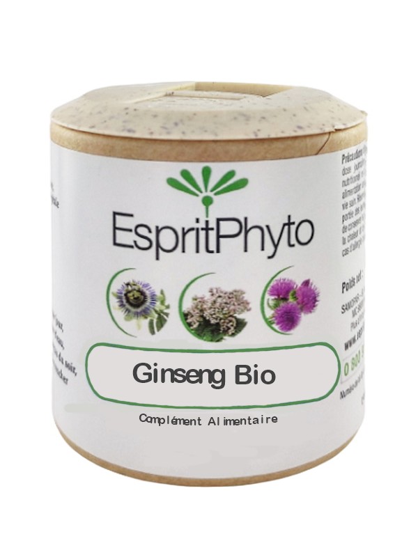 GINSENG 90 GÉLULES Esprit phyto