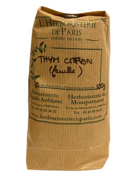 Thym citronné BIO 100 gr Herboristerie de paris proche cousin du thym thymus