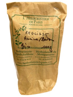 Réglisse baton bio 100 gr Herboristerie de Paris digestion santé respiratoire