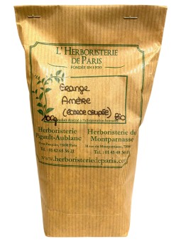 Orange Amère écorce BIO 100 gr Herboristerie de Paris digestion relaxation