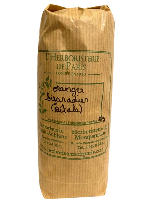 Oranger Bigaradier pétale 100g Herboristerie de Paris pétales de fleurs d'oranger
