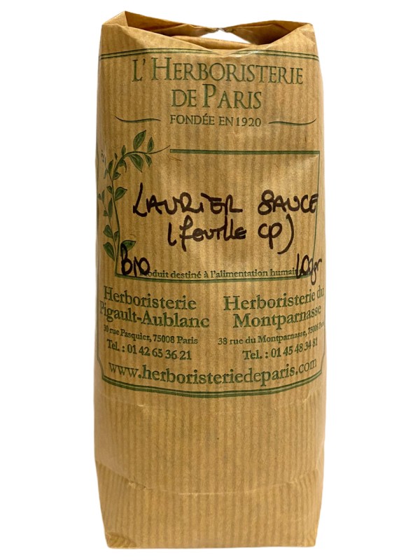 LAURIER SAUCE FEUILLE COUPÉ 100g HERBORISTERIE DE PARIS