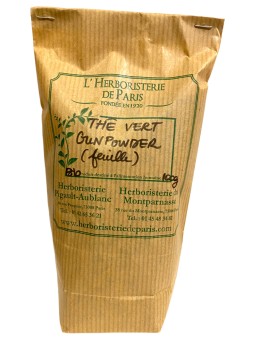 Thé Vert Gunpowder BIO 100 gr Herboristerie de Paris énergie anti fatigue