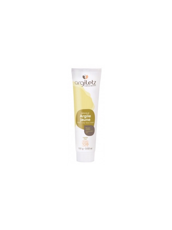 Masque argile jaune prête à l'emploi 100g Argiletz