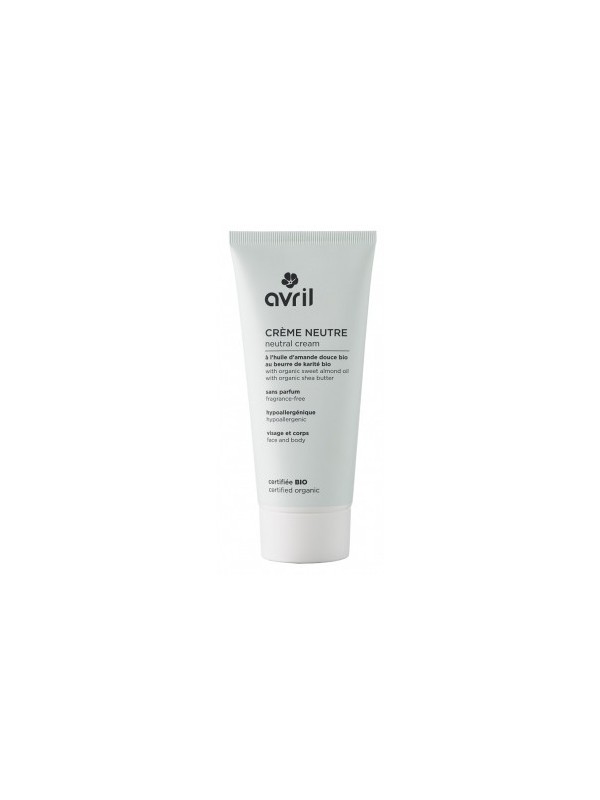 Crème neutre amande douce et karité 200ml Avril