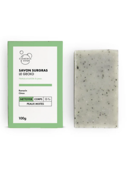 Savon à froid Le Gecko Exfoliant 100g Clemence & Vivien