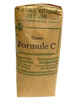 Tisane Formule C 100g Herboristerie de Paris baie myrtille contribue au maintien de la santé des muqueuses intestinales