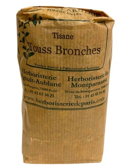 Tisane Touss Bronches de l'Herboristerie de Paris aide les voies respiratoires infusion d'hiver