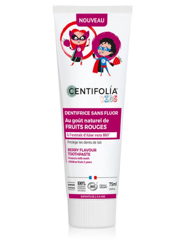 Dentifrice fruits rouges enfants 50ml Centifolia