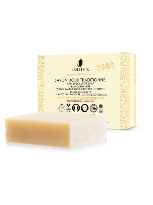 Savon surgras au Karité sans parfum 100g Karethic