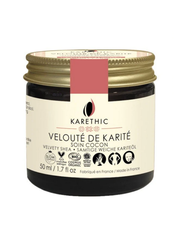 Velouté de Karité 70% Beurre de Karité parfumé à la Mangue fraîche 50ml Karethic