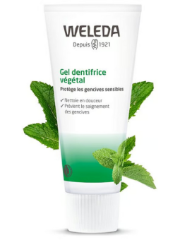 Gel dentifrice végétal sensibilité gingivale 75ml Weleda