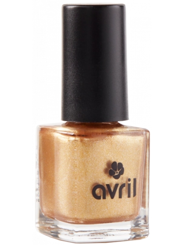 Vernis à ongles Sable Doré Nacré No 06 7ml Avril lumineux et vegan Herboristerie de paris