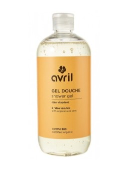 Gel douche Coeur d'Abricot 500ml Avril aloe vera base lavante végétale Herboristerie de paris