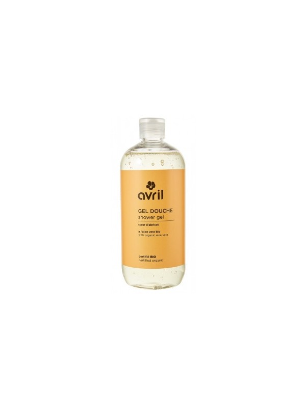 Gel douche Coeur d'Abricot 500ml Avril aloe vera base lavante végétale Herboristerie de paris